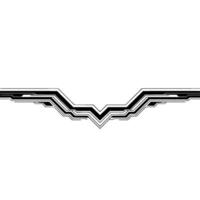 Modern Tech Abstract Black Linear on White Backdrop vector