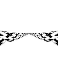 Abstract Monochrome Ribbon Pathway vector