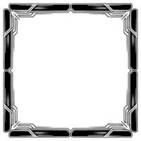 Futuristic Tech Frame , Illustration, Geometric Border With Empty Space vector