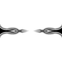Minimalist Ornamental Divider in Black and White vector