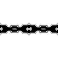 Geometric Abstract Pattern Black and Silver on White, Clean Modern vector