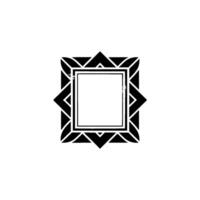 Geometric Frame , Abstract, Minimalist, Grunge Texture on White Background vector