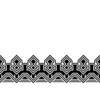Geometric Black Border on White Minimalist Element vector