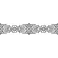 Geometric Line Art Minimalist Pattern on White vector