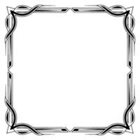 Elegant Art Deco Frame With Blank Space for Element vector