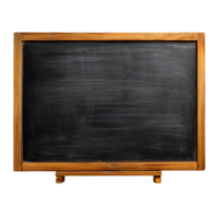 An empty blackboard or chalkboard in a traditional classroom or school environment ready for use as a teaching aid or presentation space png