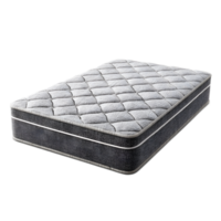 A modern plush mattress designed to offer exceptional comfort and support for a restful and rejuvenating sleep experience in the home png