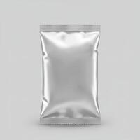 Glossy Snack Bag Mockup Display photo