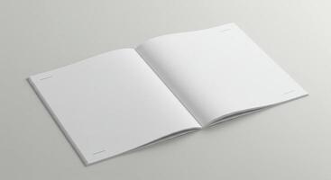 Stylish Magazine Pages Open Flat photo