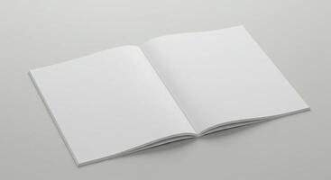 Magazine Centerfold With Clean Design photo