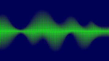 Wavy halftone background, absract banner with copy space vector