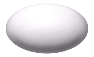 Featuring a smooth, white oval shape resembling an egg, floating gracefully on a bright white background, creating a clean and minimalist abstract composition full of purity and simplicity vector