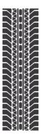 Seamlessly creating a vertical tire track pattern, offering a graphic and dynamic composition perfect for automotive themed designs and backgrounds in various projects vector