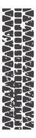 Dark gray tire track forming a vertical grunge pattern, isolated against a white background, perfect for conveying themes of automotive speed, racing, and rugged transportation vector