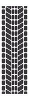 Dark gray tire track forming a vertical seamless pattern, perfect for backgrounds in automotive, racing, transportation, and vehicle related themes. Ideal for various design applications vector