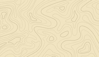 Stylized height of the topographic in lines and contours on brown background illustration vector
