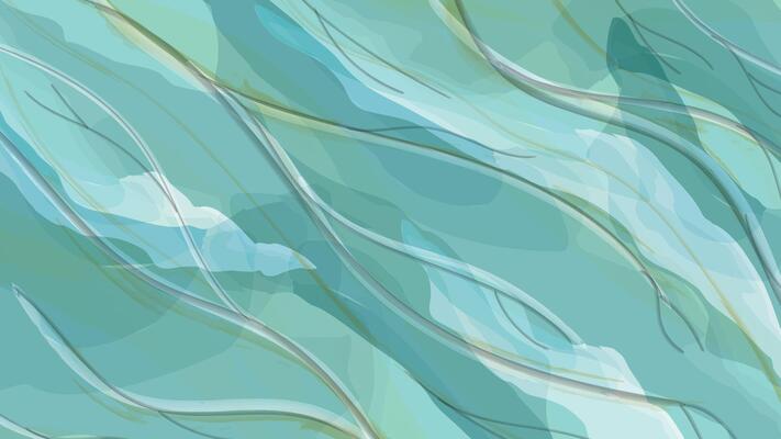 Elegant Green Marble and Gold Vein Background