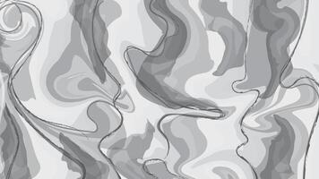 Gray Marble Texture Background with Abstract Swirls for Design and Decoration vector