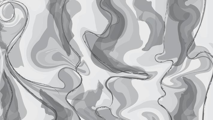 Gray Marble Texture Background with Abstract Swirls for Design and Decoration