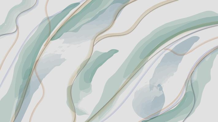 Nature Green Marble with Gold Tiles Abstract Illustration Background