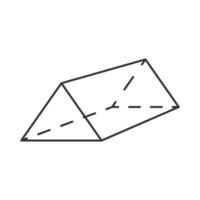 Triangular prism Geometry Shape Element vector