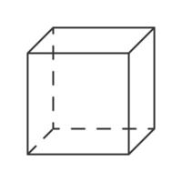 Cube Geometry Shape Element vector