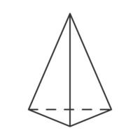 Pyramid Geometry Shape Element vector