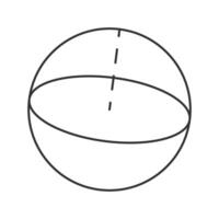 Sphere Geometry Shape Element vector