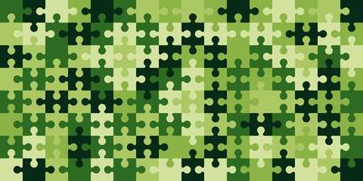 Puzzle background in group of puzzle pieces vector