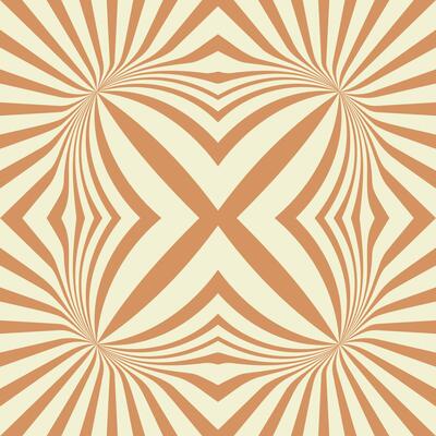 Psychedelic seamless pattern with twisted lines. Groovy background. Retro design. Abstract Distorted texture. flat illustration