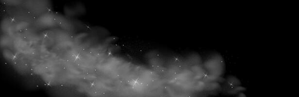 A black and white image of a cloud vector