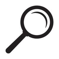 Magnifier simple icon. vector