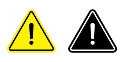 Warning triangle icon. Yellow caution warn in . Warning sign with exclamation mark. Alert warn in triangle. vector