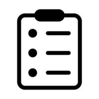 Clipboard icon. Checklist on clipboard icon. vector