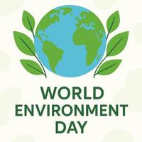 World Environment Day Graphic vector