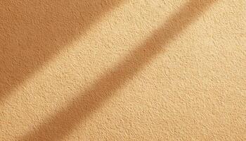 Subtle sunlight gradient on beige wall minimalistic texture soft lighting indoor space photo