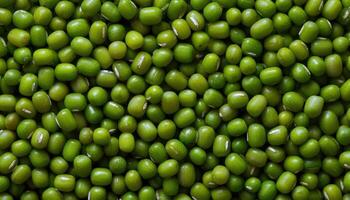 Mung bean surface texture analysis close-up food photography high contrast light macro view photo