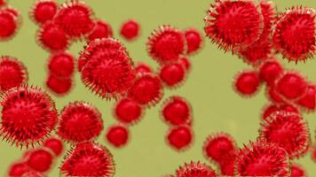 Microscopic visualization of vibrant microscopic cells, highlighting their intricate structure video