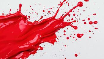 Liquid paint drops colliding midair in high definition abstract art studio environment photo