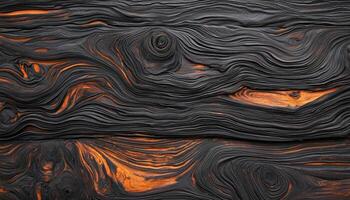 Closeup of charred wood surface details detailed texture natural environment artistic view photo