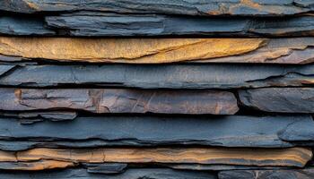 Sedimentary rock layers with fine textures natural formation close-up earthy colors photo