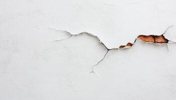 Weathered plaster wall with exposed bricks and cracks urban setting low resolution image photo