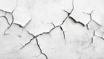 Cracked vintage concrete wall with peeling paint texture urban setting low resolution image photo
