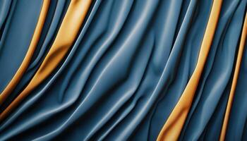 Abstract curtain texture with flowing sunlight patterns indoor setting fabric close-up soft ambiance photo