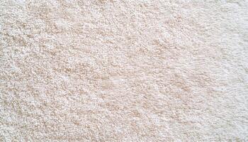 Closeup soft white towel texture in natural sunlight home setting photography warm atmosphere photo