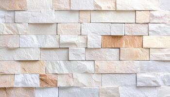 Rough stone wall texture in natural daylight architecture interior design neutral tones photo