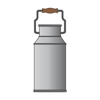 fresh milk can icon illustration design template vector