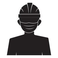 work safety icon illustration design template vector