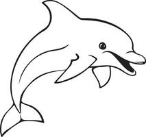 Dolphin coloring pages dolphin coloring pages vector