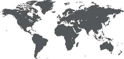 A world map with gray lines on it vector